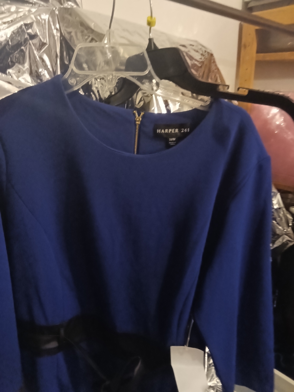 Harper Royal Blue Long Sleeve Tunic Top